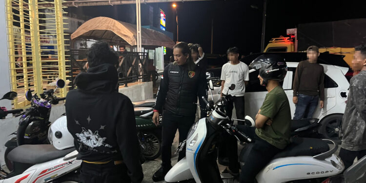 Tim Anti Preman Polres Aceh Barat Gelar Patroli Malam, Amankan Remaja Diduga Ikuti Balap Liar