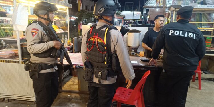 Satgas Polres Aceh Tengah Gelar Patroli Gabungan Cegah Aksi Premanisme Dan Geng Motor