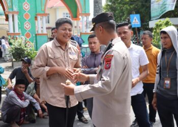 Pendekatan Humanis Dan Edukasi, Polres Aceh Tengah Amankan Unjuk Rasa Warga Serule