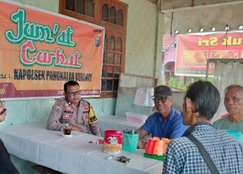 Polsek Pangkalan Kerinci Gelar “Jumat Curhat” Bersama Warga, Bahas Kemacetan hingga Kenakalan Remaja