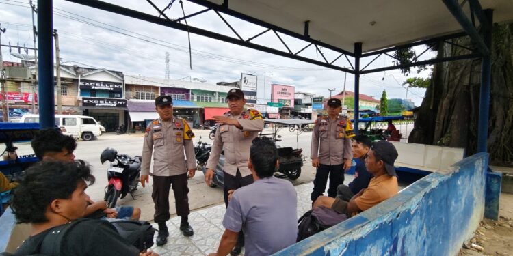 Polsek Pangkalan Kuras Gelar Patroli Cegah Premanisme, Warga Sorek Satu Merasa Lebih Aman