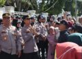 Pengamanan Humanis Polres Aceh Tengah Dalam Aksi Unjuk Rasa Nelayan Cangkul Padang