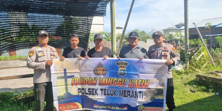 Polsek Teluk Meranti Gelar Program Minggu Kasih, Warga Keluhkan Banjir dan Balap Liar