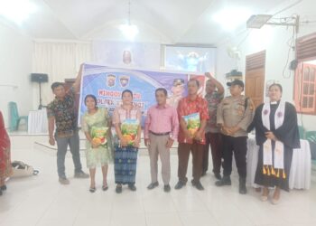 Polsek Singingi Hadir Di Tengah Jemaat, Wujudkan Polri Humanis Lewat Minggu Kasih 