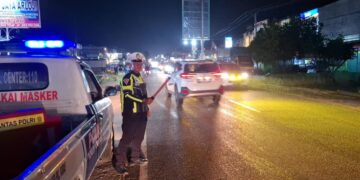Patroli Blue Light Cegah Balap Liar dan Kejahatan Jalanan di Pangkalan Kuras