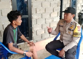Bhabinkamtibmas Polsek Bunut Gencarkan Silaturahmi, Ajak Warga Jaga Kamtibmas Lewat Cooling System