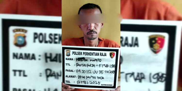 Polsek Perhentian Raja Terus Lakukan Penangkapan Pelaku Narkoba
