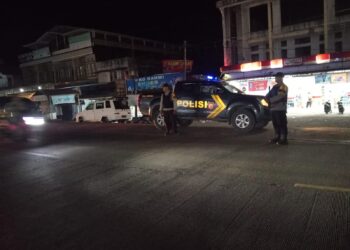 Malam Tenang Ukui Polisi Nyalakan Lampu Biru, Remaja Balap Liar Menghindar