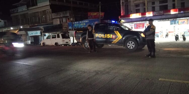 Malam Tenang Ukui Polisi Nyalakan Lampu Biru, Remaja Balap Liar Menghindar