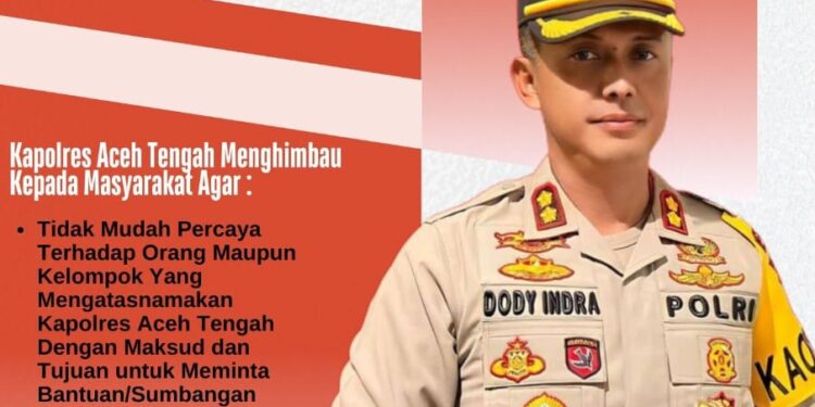 Waspadai Penipuan Modus Chat WA Dan Medsos Mengatasnamakan Kapolres Aceh Tengah