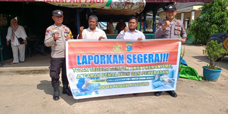 Polsek Pangkalan Lesung Gencar Sosialisasikan Anti Premanisme, Warga Didorong Berani Laporkan Tindakan Intimidatif
