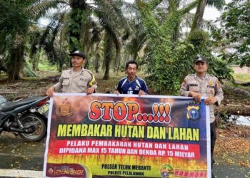 Cegah Karhutla, Polsek Teluk Meranti Terus Lakukan Ini