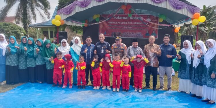 Gebyar PAUD dan HUT ke-75 IGTKI Meriahkan Peringatan Hardiknas 2025 di Kerumutan