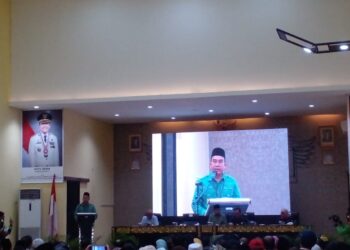 Launching Pemberian Jamsostek Bagi RT/RW Ustadz/Ustadzah Dan Pekerja Rentan Kota Palembang 