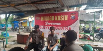 Polsek Kuala Kampar Gelar Minggu Kasih, Tanggapi Keluhan Warga Soal Anjing Liar dan Kenakalan Remaja