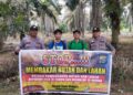 Polisi Ini Gelar Sosialisasi Pencegahan Karhutla di Wilayah Hukum