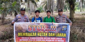 Polisi Ini Gelar Sosialisasi Pencegahan Karhutla di Wilayah Hukum