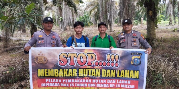 Polisi Ini Gelar Sosialisasi Pencegahan Karhutla di Wilayah Hukum