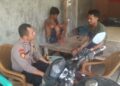 Bhabinkamtibmas Polsek Langgam Lakukan DDS Sambang Warga, Ajak Jaga Harkamtibmas dan Waspada Hoax