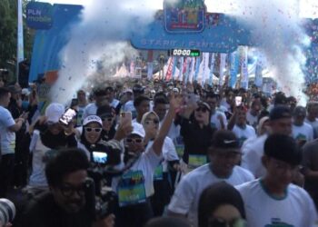 PLN Mobile Color Run Kota Palembang