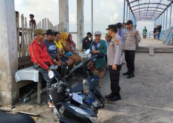 Cegah Kejahatan C3, Polsek Kuala Kampar Gencarkan Patroli KRYD di Pelabuhan dan Pusat Perdagangan