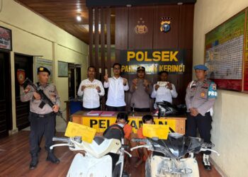 Curi Motor Pakai Kunci T, Dua Pelaku Diringkus di Pelalawan