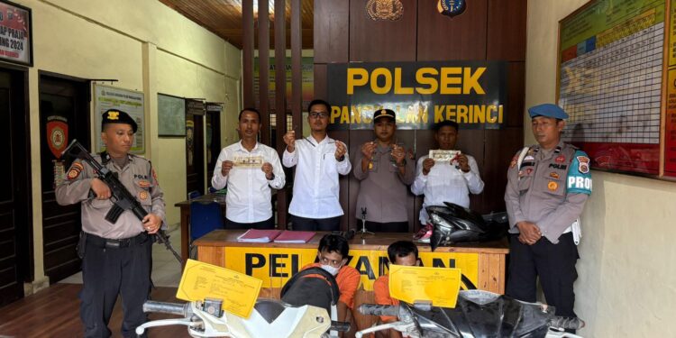 Curi Motor Pakai Kunci T, Dua Pelaku Diringkus di Pelalawan
