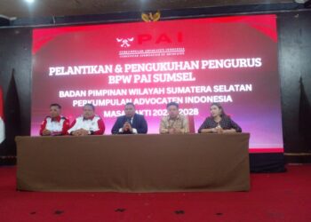 Pelantikan Dan Pengukuhan Pengurus BPW Perkumpulan Advocaten Indonesia Provinsi Sumsel 