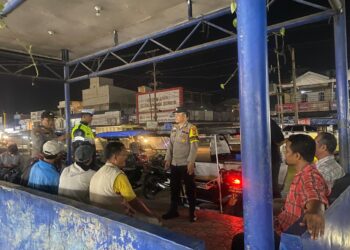 Polsek Pangkalan Kuras Gelar Patroli Blue Light, Antisipasi Premanisme dan Tindak Pidana C3