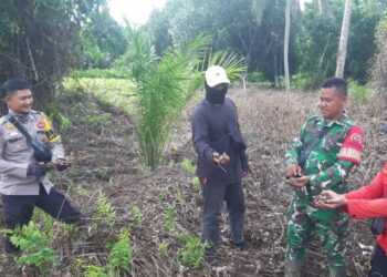 Cegah Karhutla, Polri-TNI Bersama Masyarakat Gelar Patroli Terpadu di Desa Pulau Muda