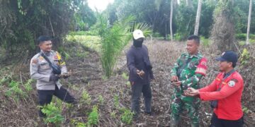 Cegah Karhutla, Polri-TNI Bersama Masyarakat Gelar Patroli Terpadu di Desa Pulau Muda
