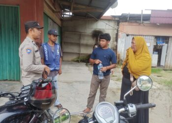 Polsek Langgam Gelar DDS Sambang Warga, Tingkatkan Kesadaran Jaga Harkamtibmas
