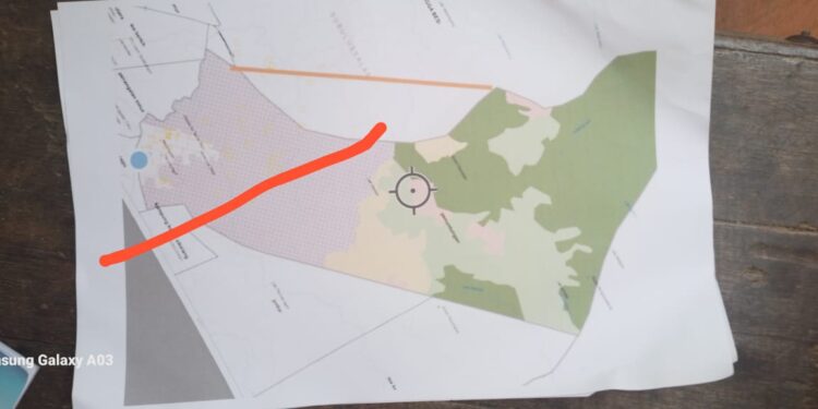 PT Laot Bangko Diduga Kembali Berulah, Tanah Transmigrasi Dicaplok Dengan Membangun Paret Gajah