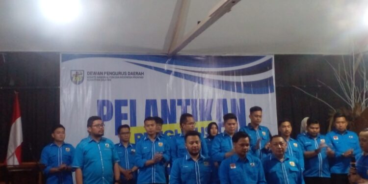 Pelantikan Pengurus Daerah Komite Nasional Pemuda Indonesia (KNPI) Sumatera Selatan