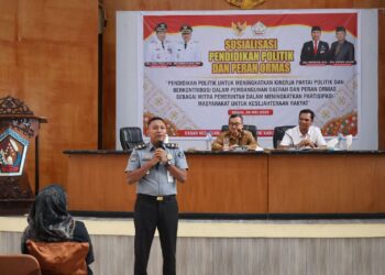 Kepala Tata Usaha Kantor Imigras Takengon Menjadi Narsum Sosialisasi Pendidikan Politik Dan Peran Ormas