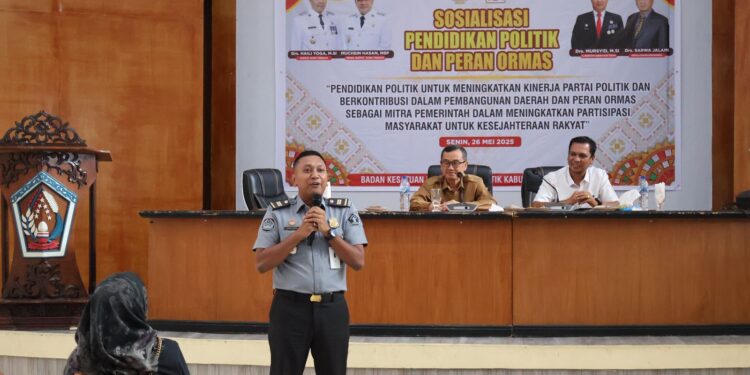 Kepala Tata Usaha Kantor Imigras Takengon Menjadi Narsum Sosialisasi Pendidikan Politik Dan Peran Ormas