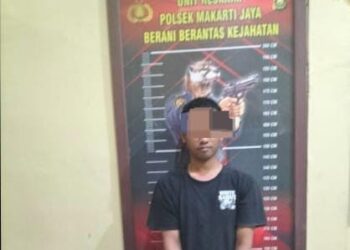 Polsek Makarti Jaya Ringkus Terduga Pelaku Penyalahgunaan Sabu Di Desa Salek Jaya