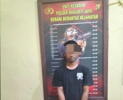 Polsek Makarti Jaya Ringkus Terduga Pelaku Penyalahgunaan Sabu Di Desa Salek Jaya