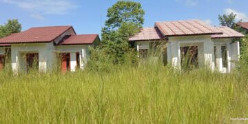 Tiga Bangunan Di Belakang Taman Subulussalam Terlantar dan Jadi Sarang Hantu