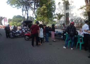 Satlantas Polresta Palembang Gelar Razia Gabungan Kendaraan Roda Dua Dan Empat