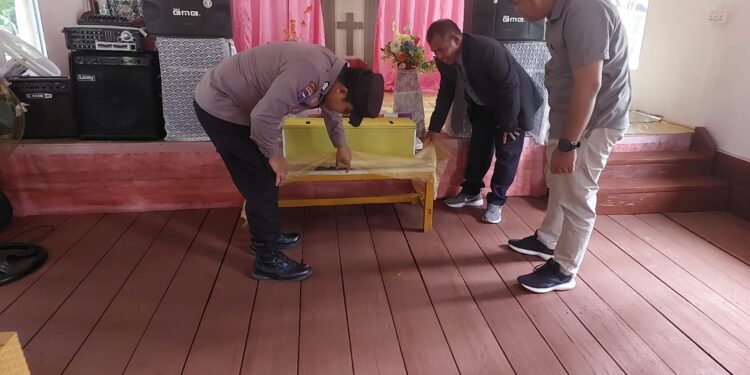 Polsek Kuala Kampar Amankan Ibadah Kenaikan Isa Al-Masih Tahun 2025 di Dua Gereja