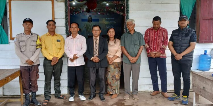 Polsek Teluk Meranti Amankan Ibadah Kenaikan Isa Almasih di Gereja GPDI Agape