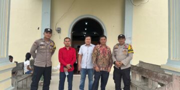 Pengamana Ibadah Kenaikan Isa Al-Masih di Wilayah Pangkalan Kuras, Pelalawan Berjalan Lancar