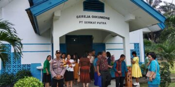 Polsek Bunut Amankan Ibadah Kenaikan Isa Al-Masih 2025, Situasi Aman dan Kondusif