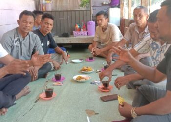 Masyarakat Kembali Beraksi Mempertahankan Lahan Diserobot PT Laot Bangko