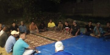 Mencari Solusi Damai, Tokoh Masyarakat Dan Pemuda Penanggalan Imbau PT Laot Bangko Hindari Kegaduhan