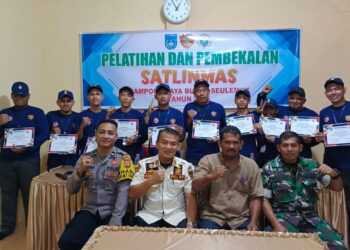 Gampong Paya Bujok Seuleumak Gelar Pelatihan dan Pembekalan Satlinmas