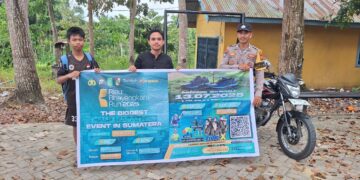 Polsek Bunut Sosialisasikan Riau Bhayangkara Run 2025, Ajak Warga Meriahkan Hari Bhayangkara