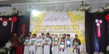 Khotmul Qur’an Dan Imtihan Serta Tasyakuran Yayasan At Tarbawi Palembang