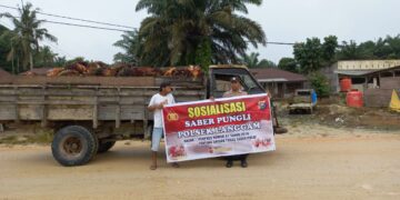 Polsek Langgam Gelar Sosialisasi Saber Pungli, Tingkatkan Kesadaran Masyarakat